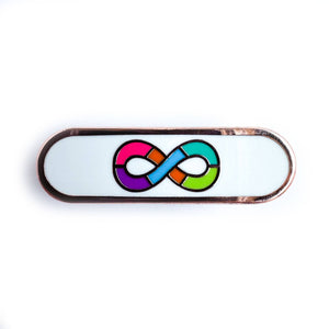 Neurodivergent Pride Plaque Enamel Pin
