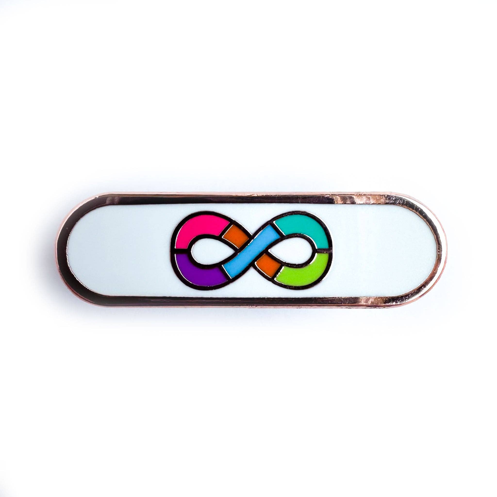 Neurodivergent Pride Plaque Enamel Pin