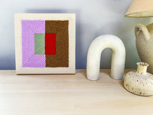 Color Plane Punch Needle Craft Kit