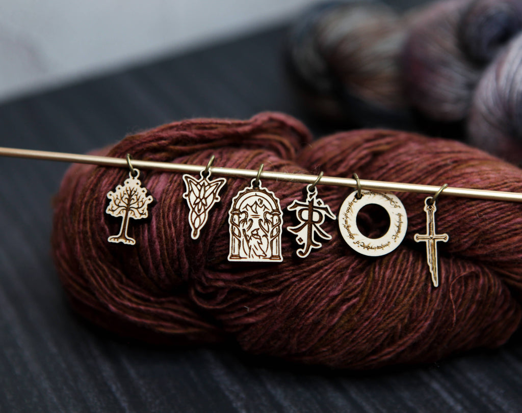 LOTR Tolkien Knitting Stitch Markers