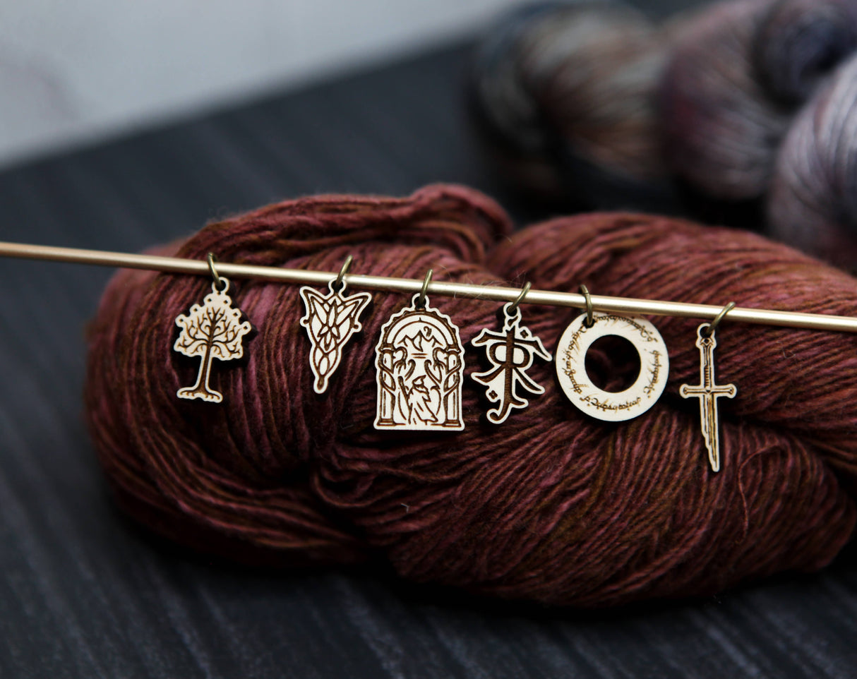 LOTR Tolkien Knitting Stitch Markers