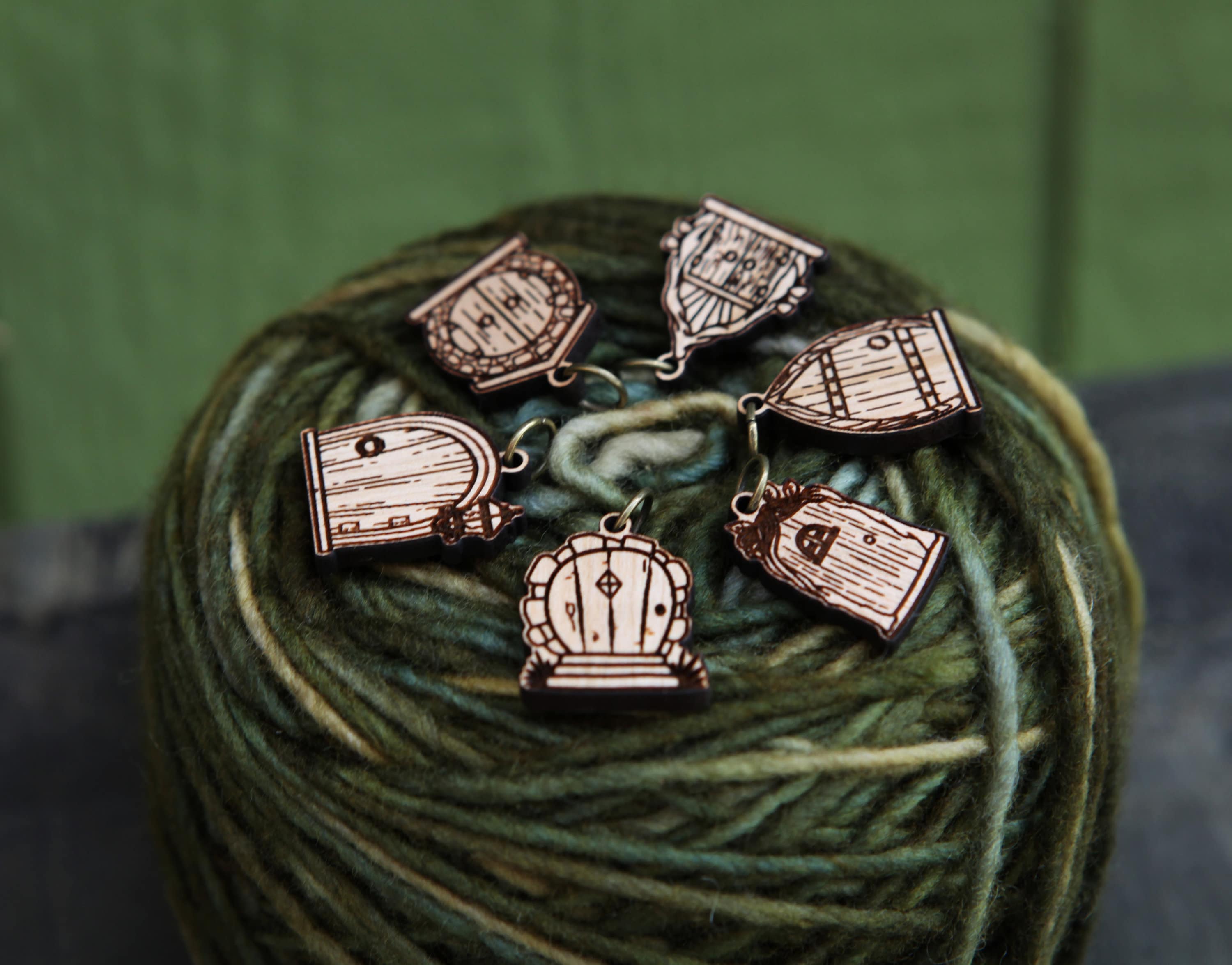 Fairy & Gnome Door Stitch Markers