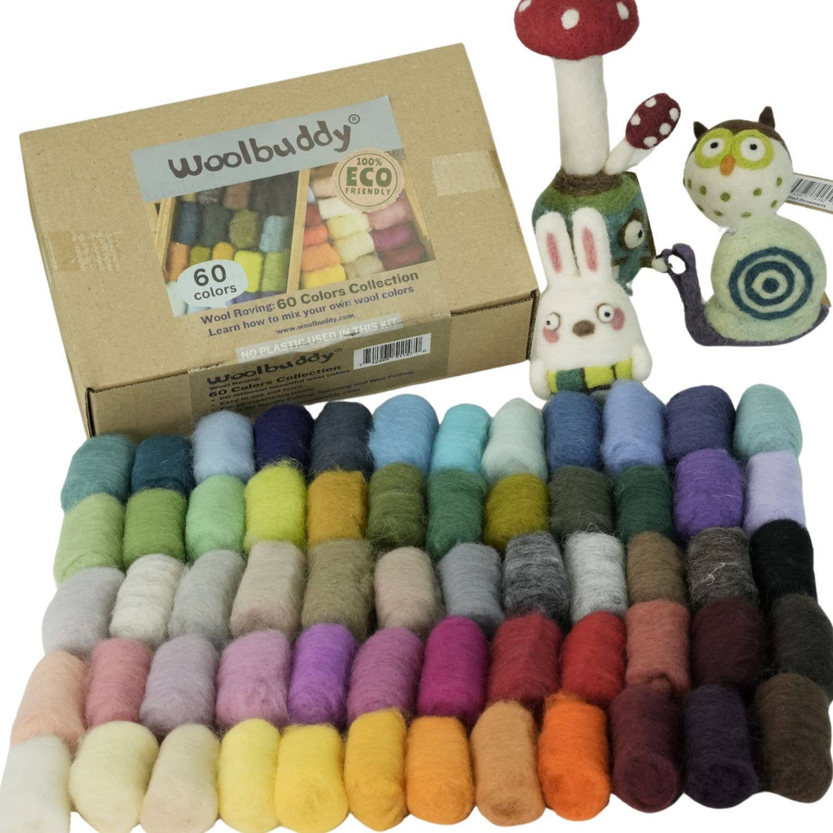 Wool Roving Fiber Collection Kit