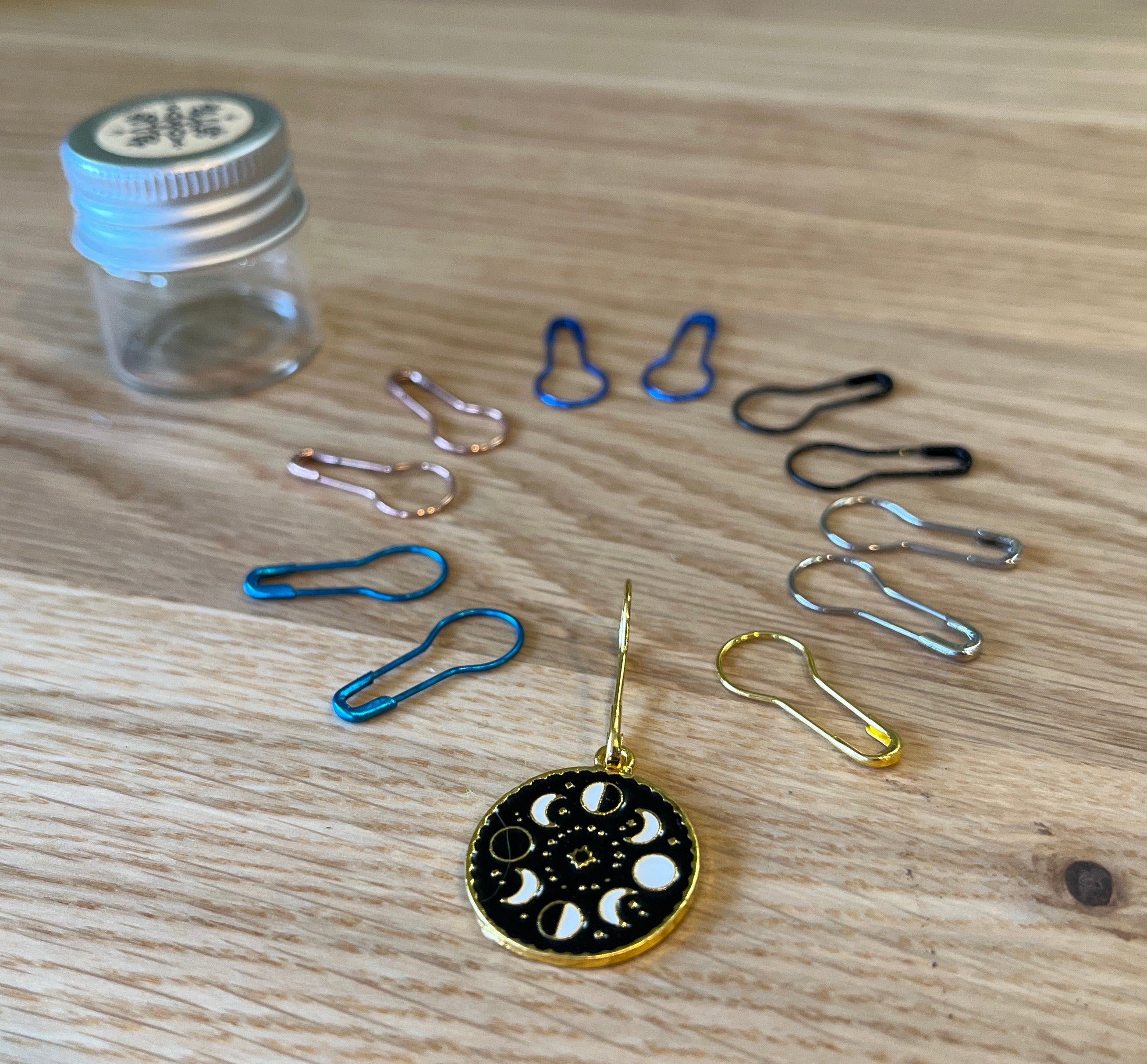 Snow Day Fibers Metallic Stitch Markers