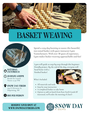 Basket Weaving Workshop 10/24