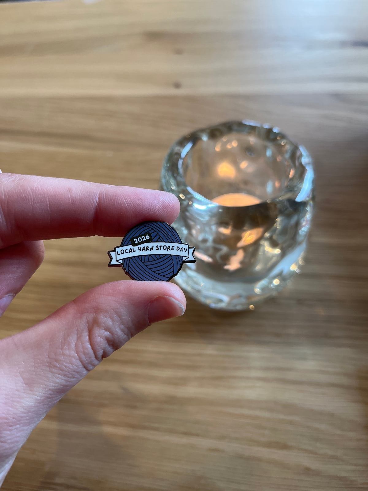 Local Yarn Store Day Pin