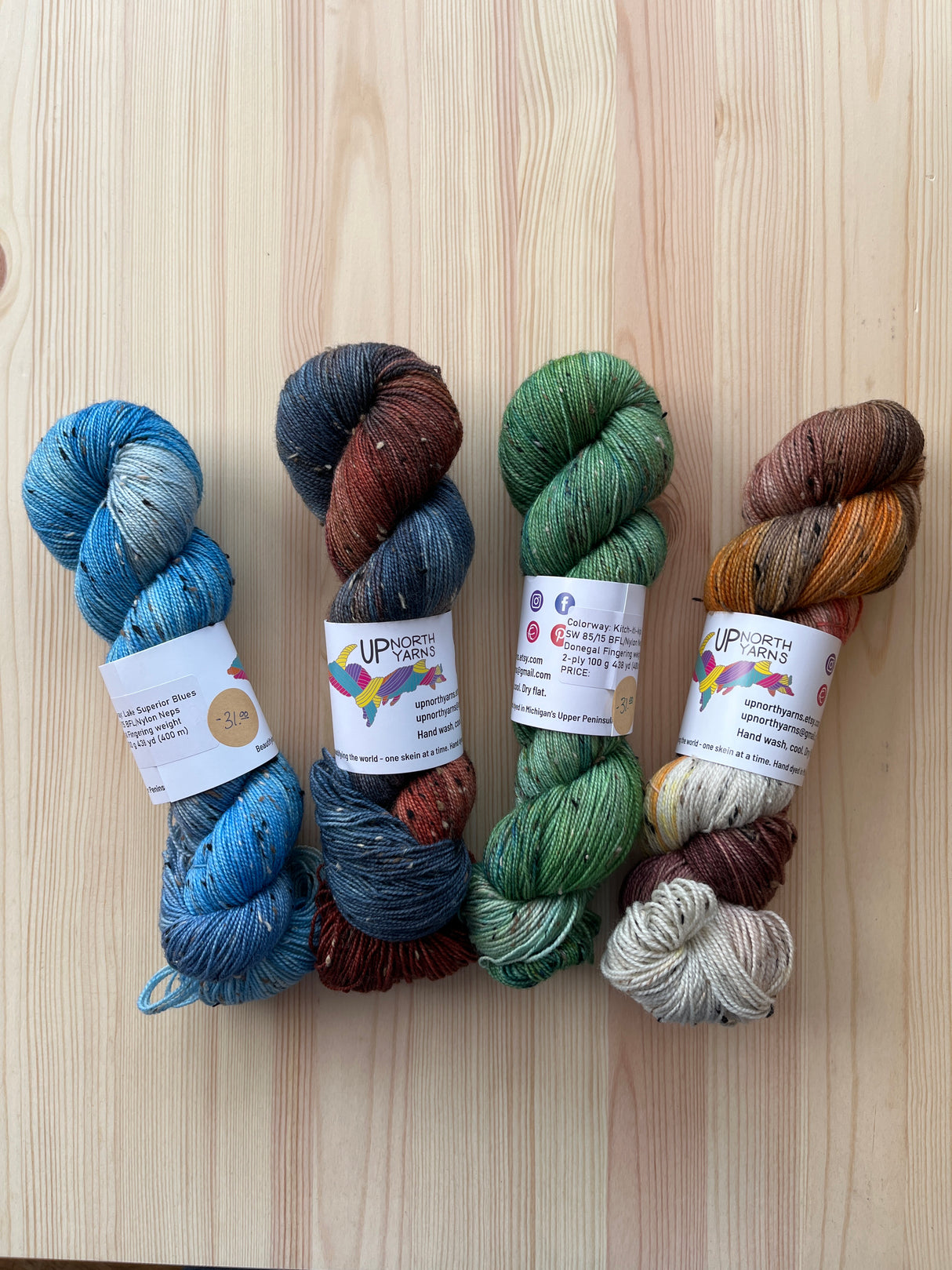 UP North Yarns BFL