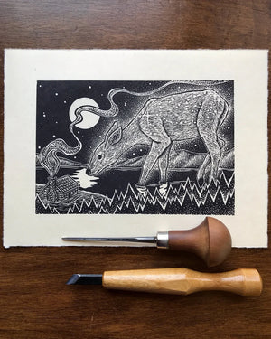 Linocut Prints by Jason Limberg