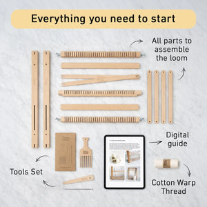 Extra Large Hand Loom (With Weaving Tools!)