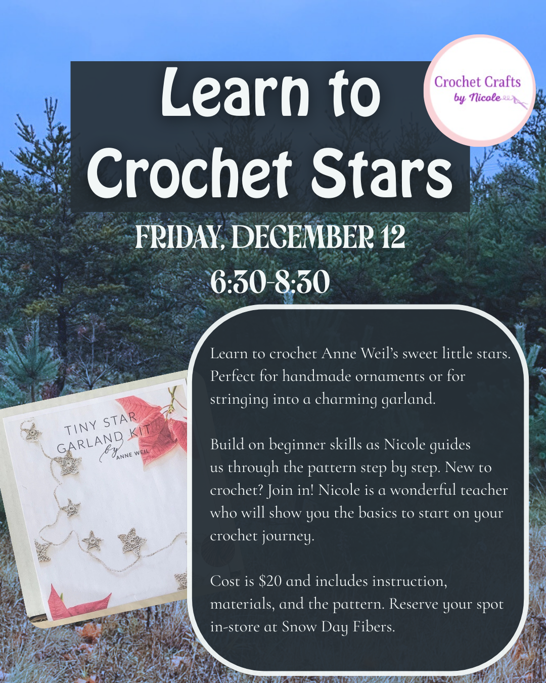 Class: Learn to Crochet Stars