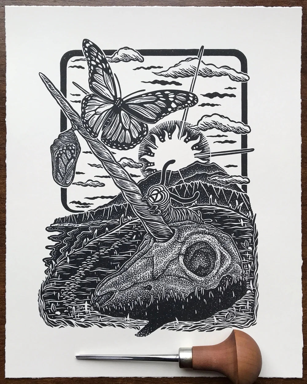Linocut Prints by Jason Limberg