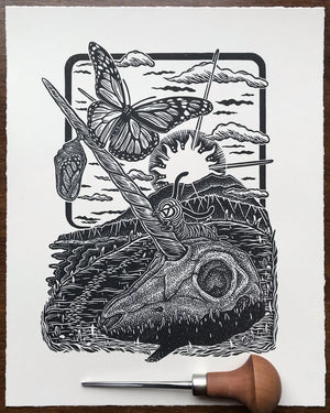 Linocut Prints by Jason Limberg