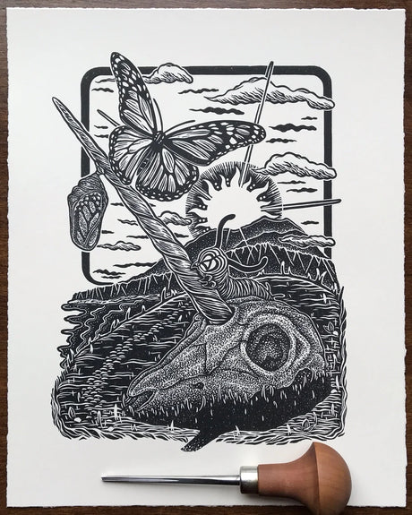 Linocut Prints by Jason Limberg