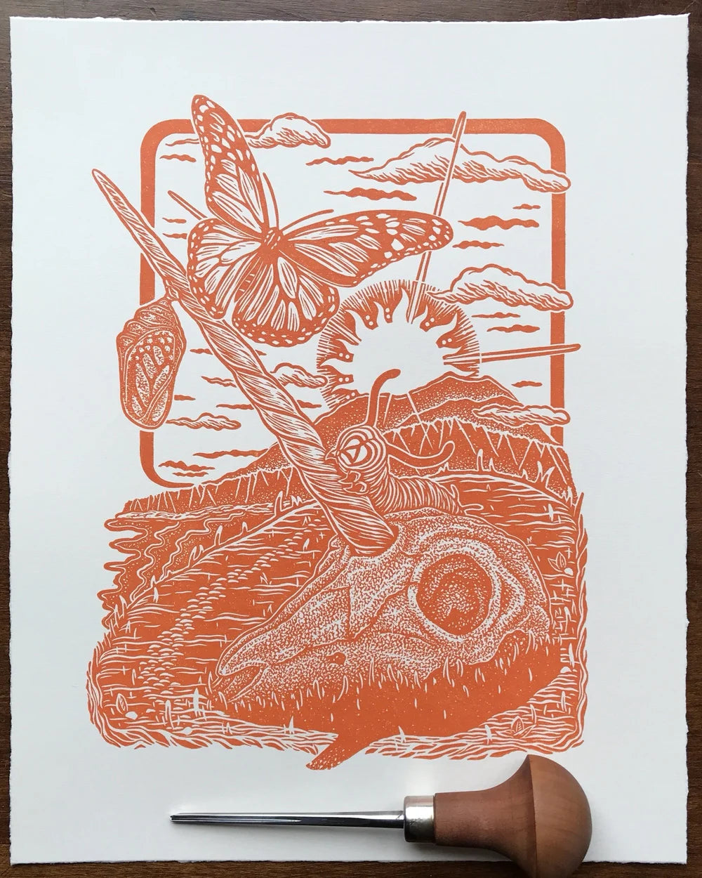 Linocut Prints by Jason Limberg
