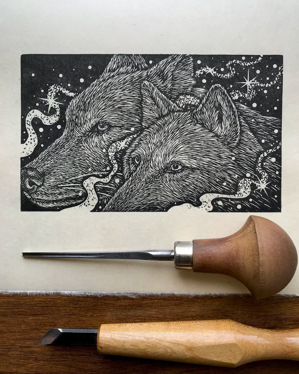 Linocut Prints by Jason Limberg