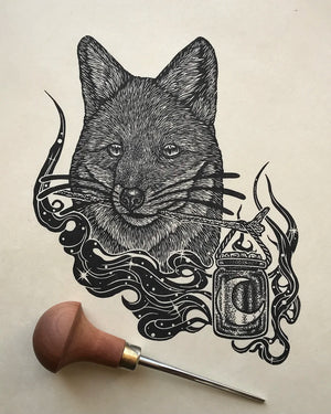 Linocut Prints by Jason Limberg