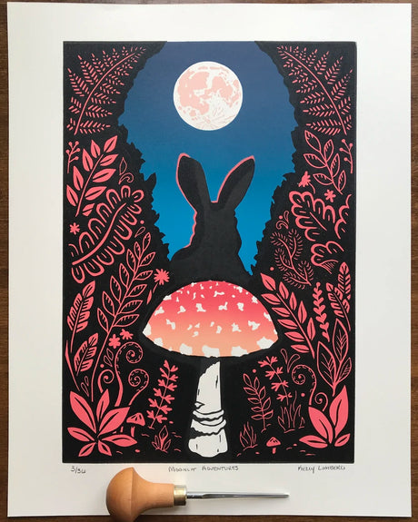 Linocut Prints by Jason Limberg