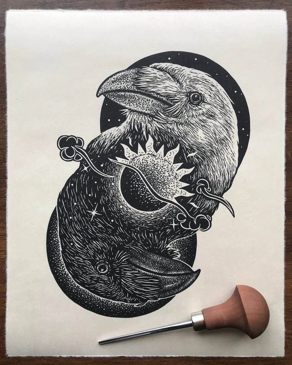 Linocut Prints by Jason Limberg
