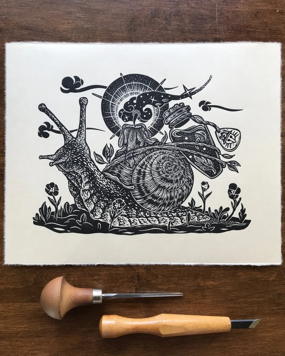Linocut Prints by Jason Limberg