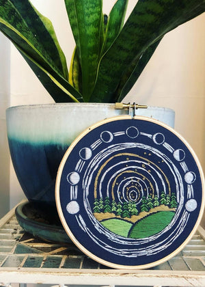 Moon Over Midwest Embroidery Kit