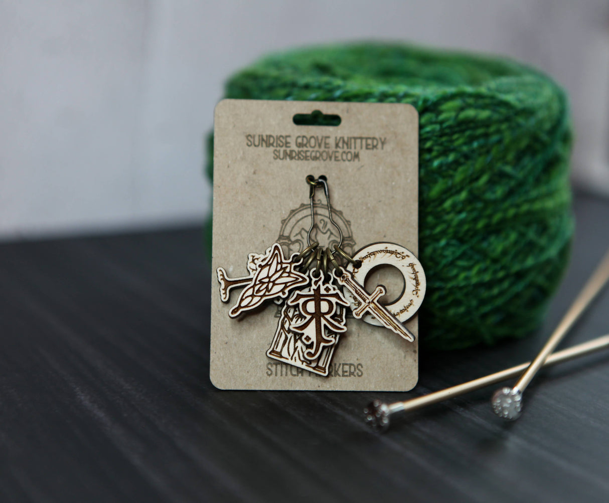 LOTR Tolkien Knitting Stitch Markers