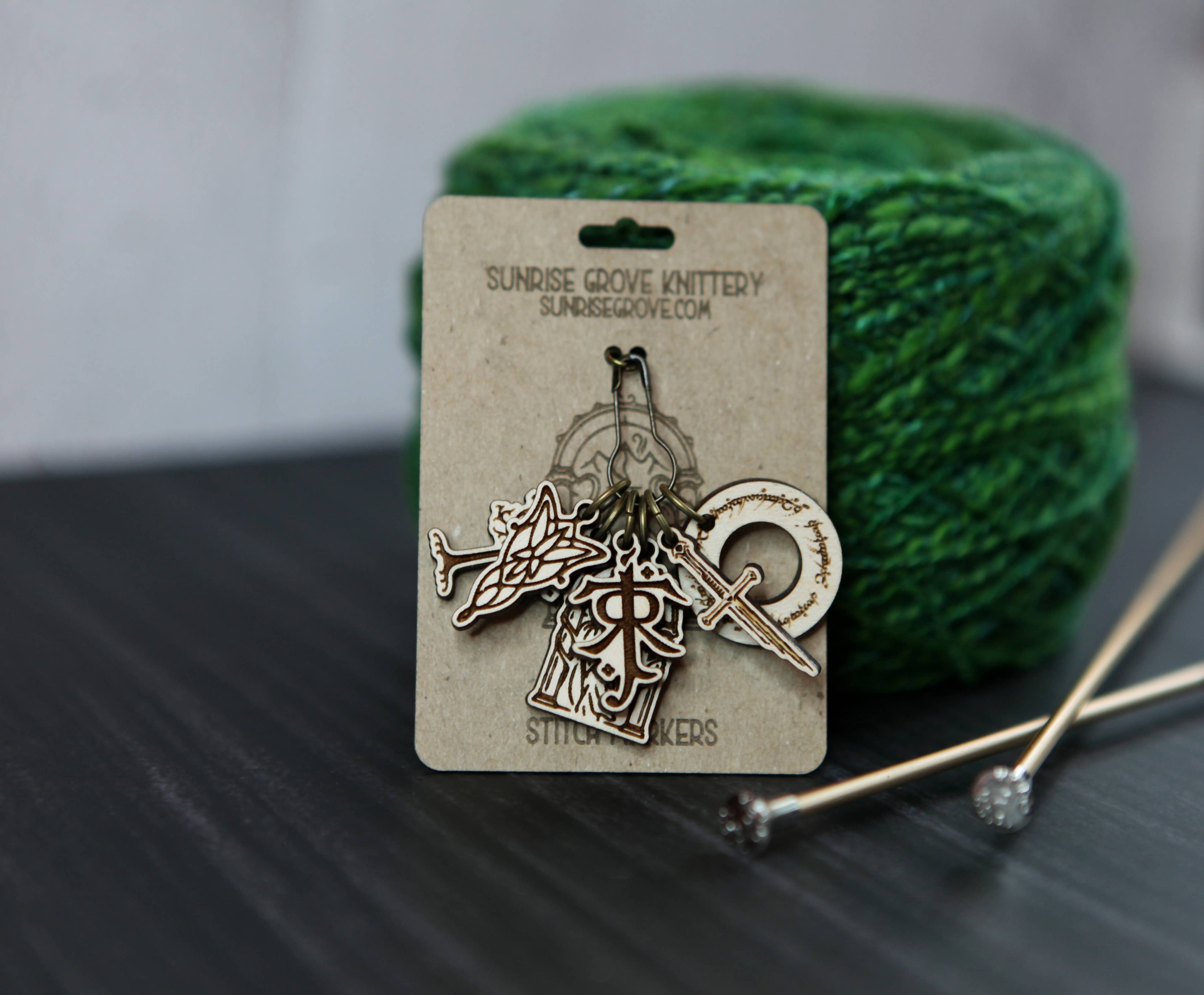 LOTR Tolkien Knitting Stitch Markers