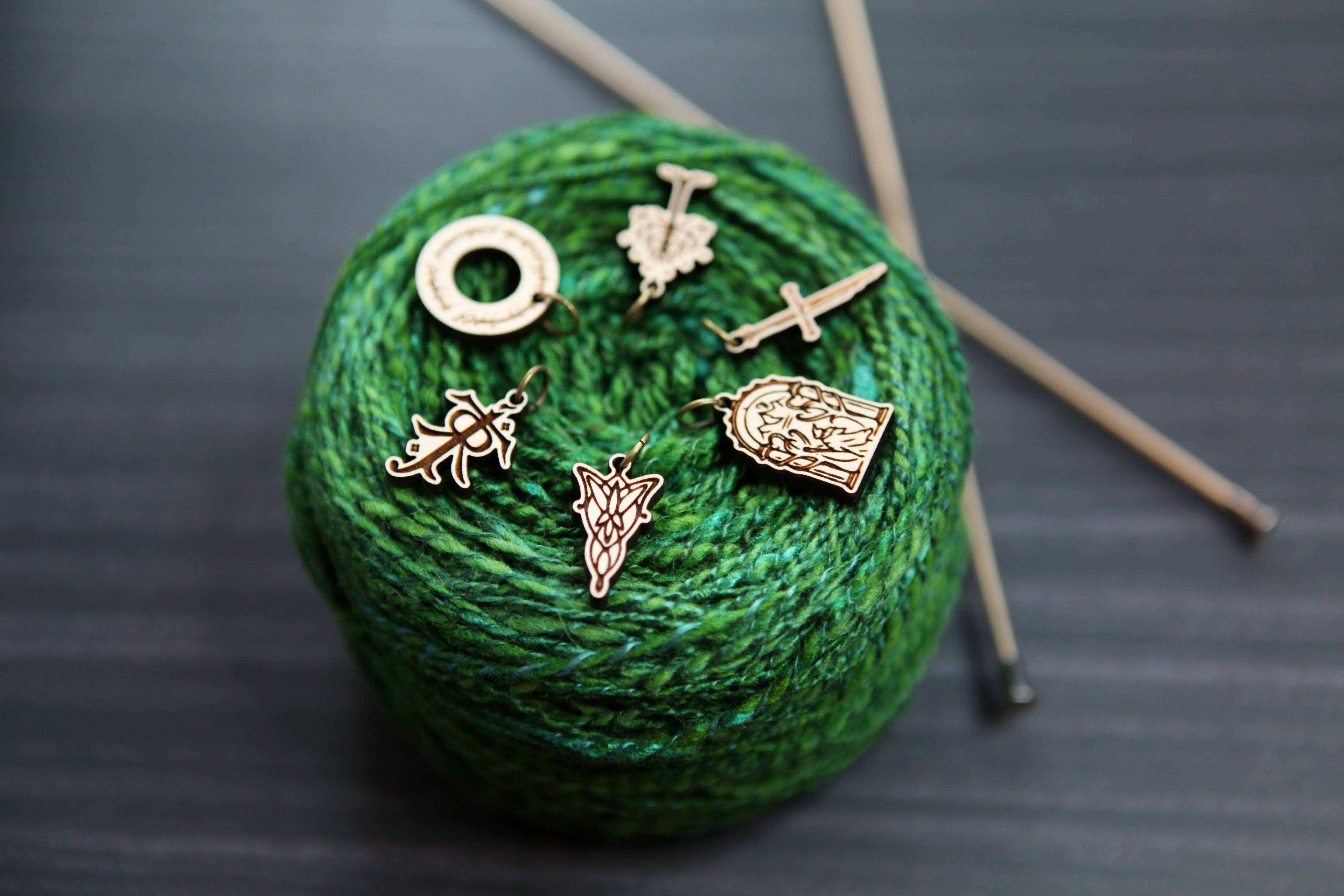 LOTR Tolkien Knitting Stitch Markers
