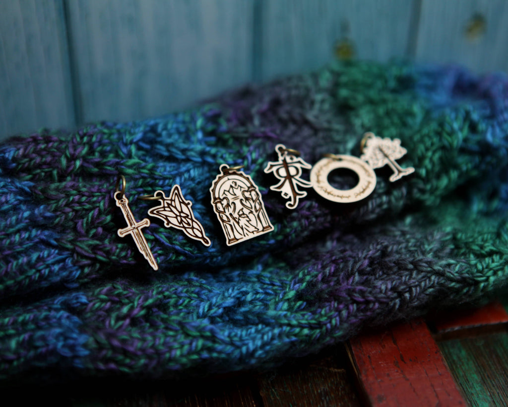 LOTR Tolkien Knitting Stitch Markers