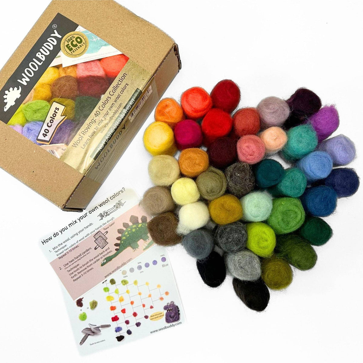 Wool Roving Fiber Collection Kit