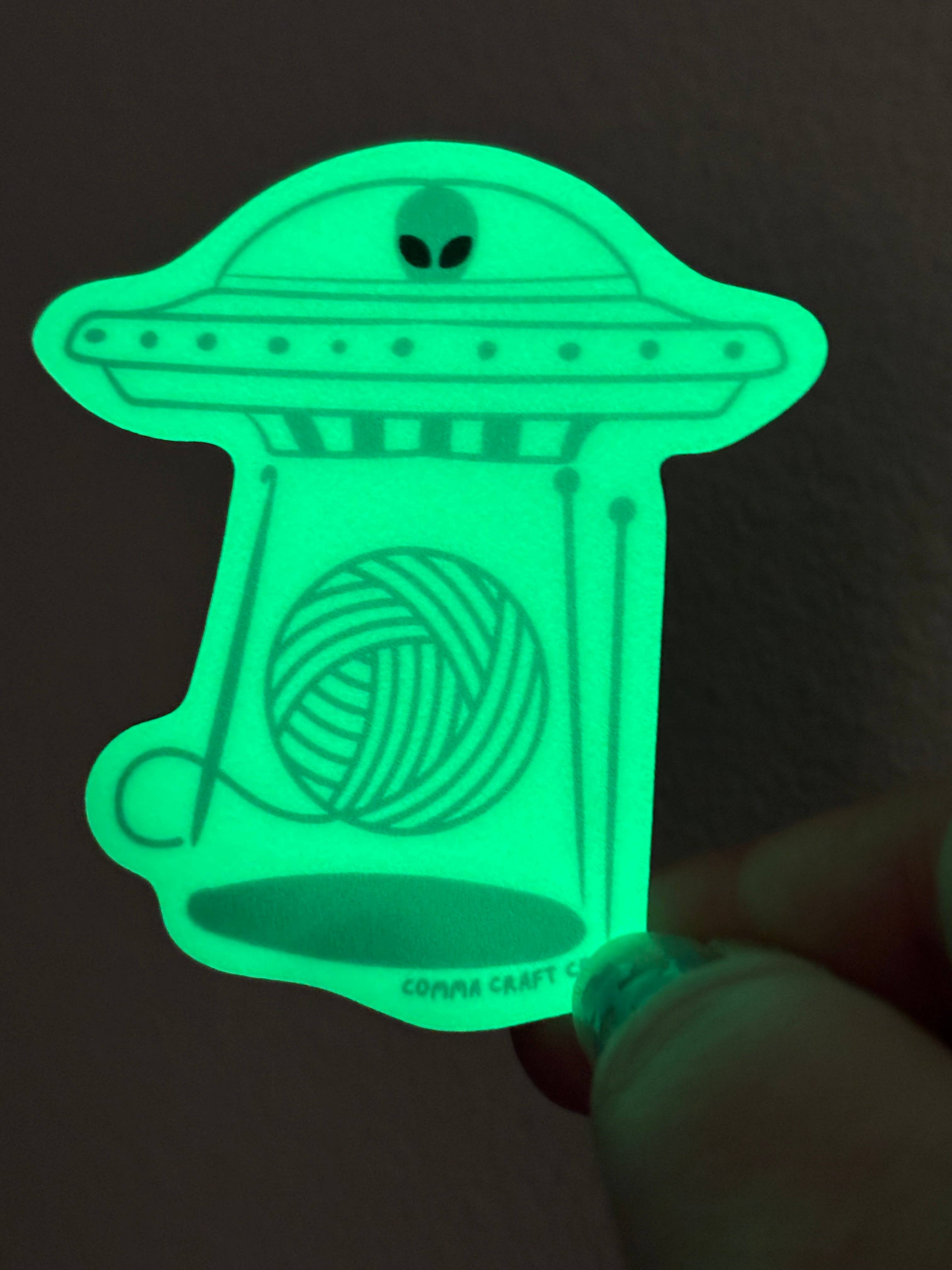 Glow in the Dark Vinyl Sticker