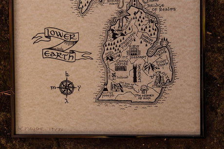 The Hobbit Middle Earth Map of Michigan
