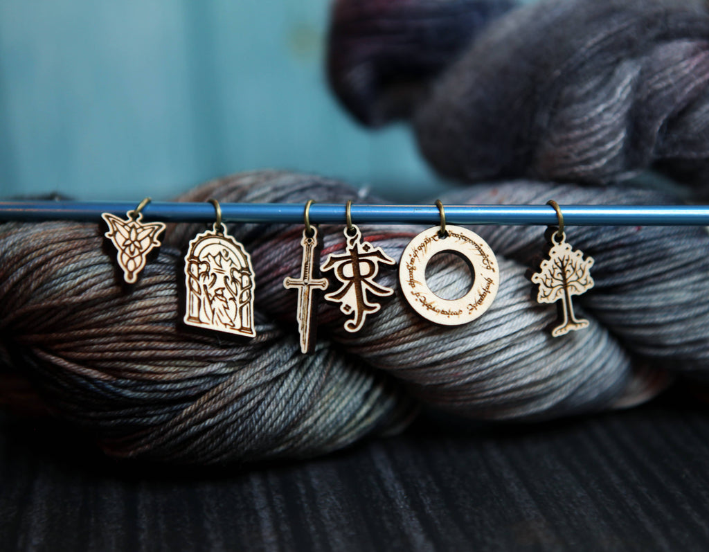 LOTR Tolkien Knitting Stitch Markers