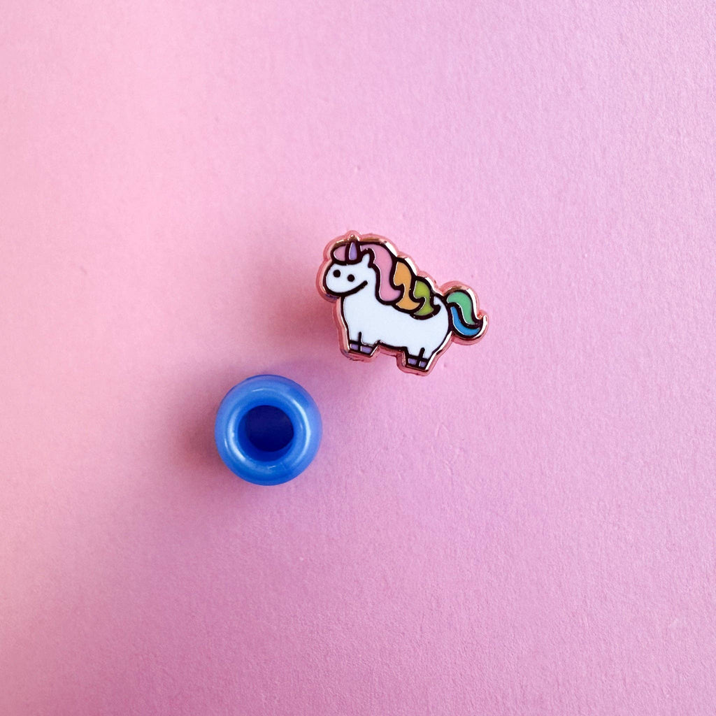 Chubby Unicorn Mini Enamel Pin