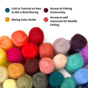 Wool Roving Fiber Collection Kit
