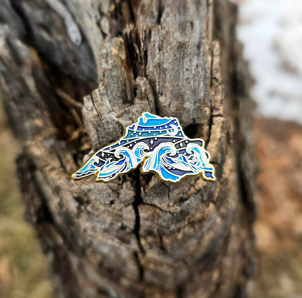 Lake Superior Enamel Pin