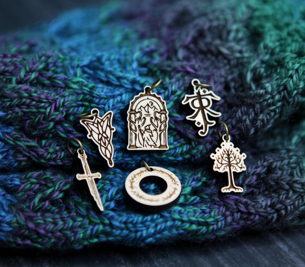LOTR Tolkien Knitting Stitch Markers