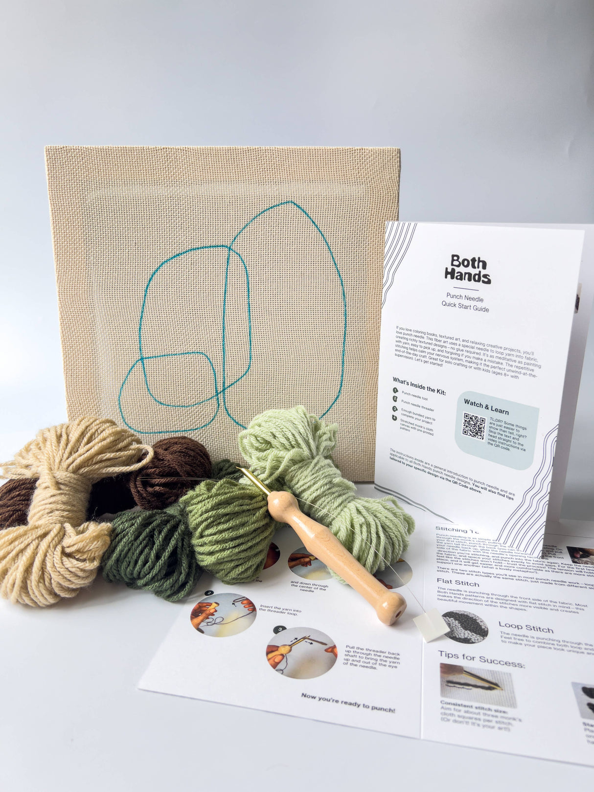 Pebbles III Punch Needle Kit