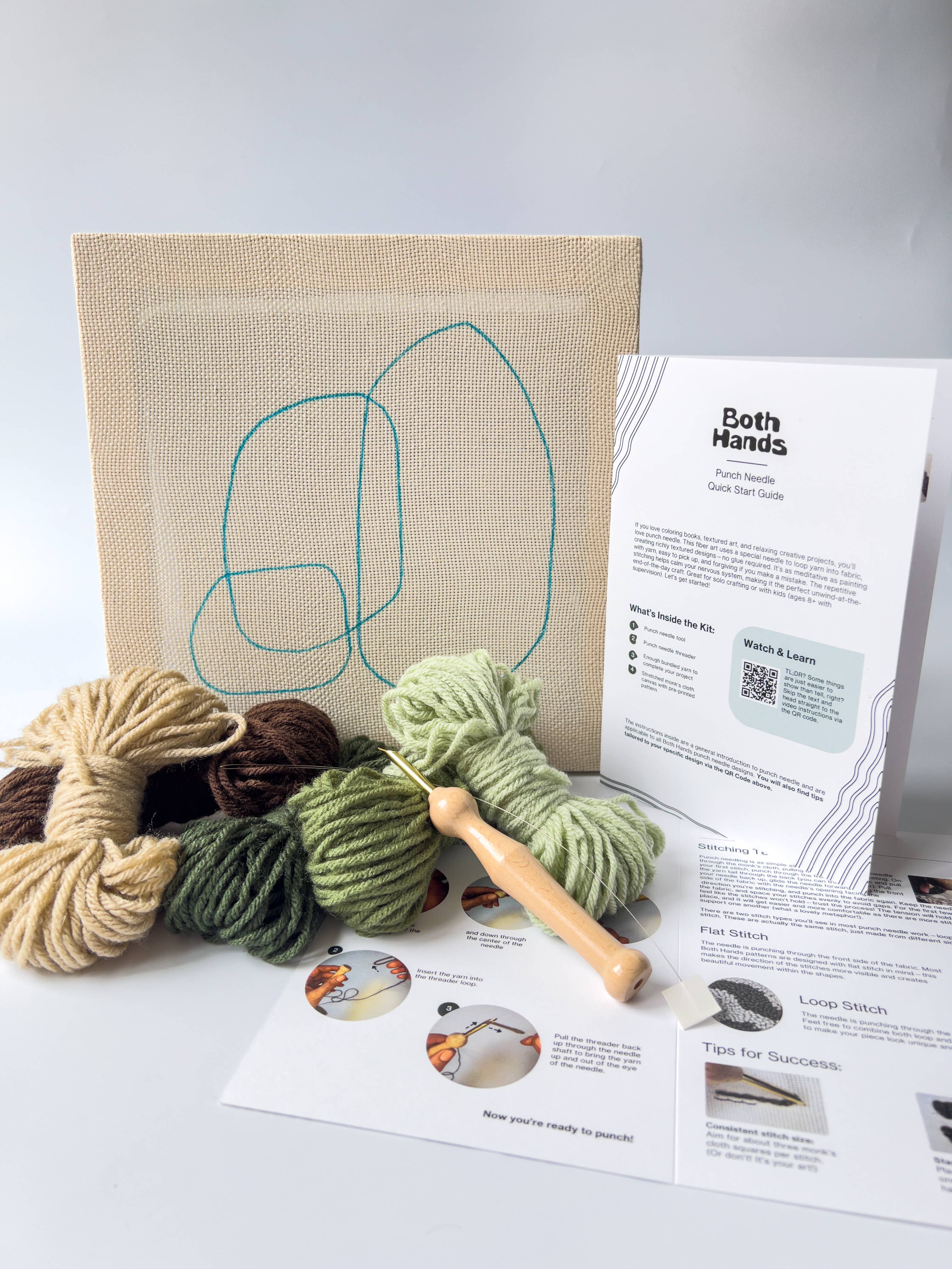 Pebbles III Punch Needle Kit