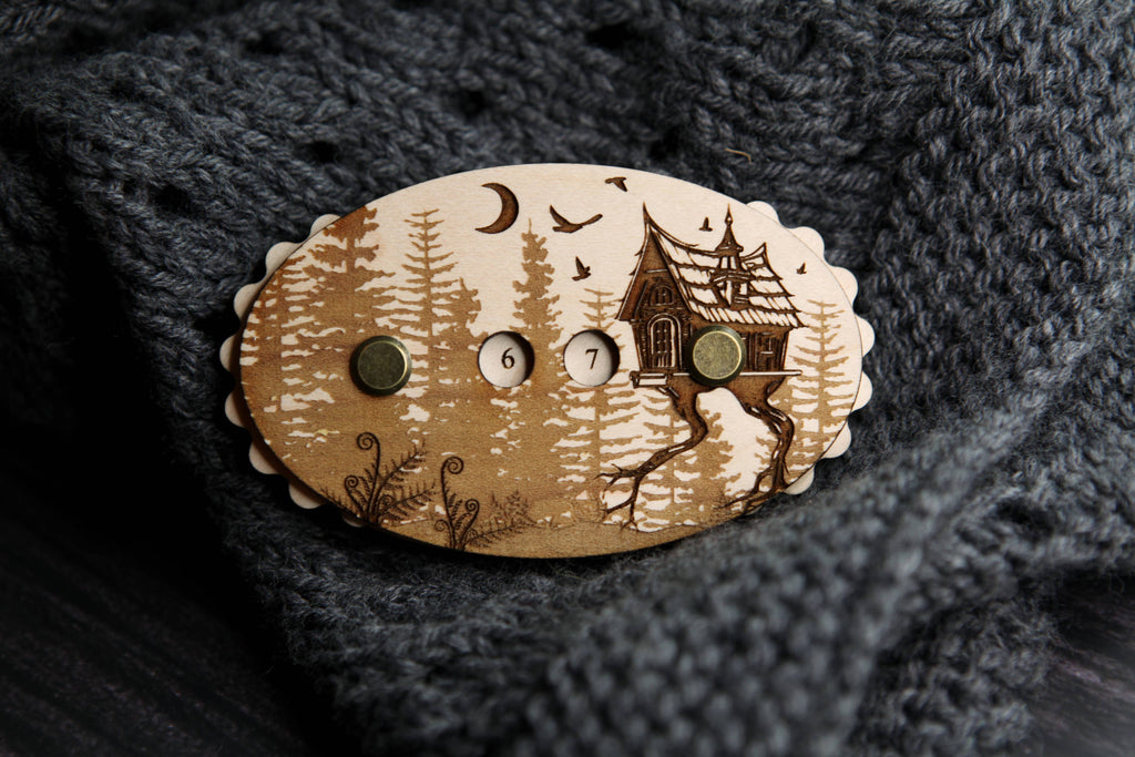 Baba Yaga Forest House Row Counter