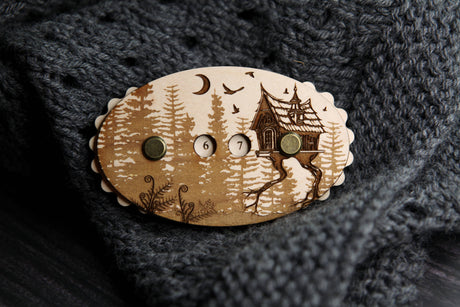 Baba Yaga Forest House Row Counter